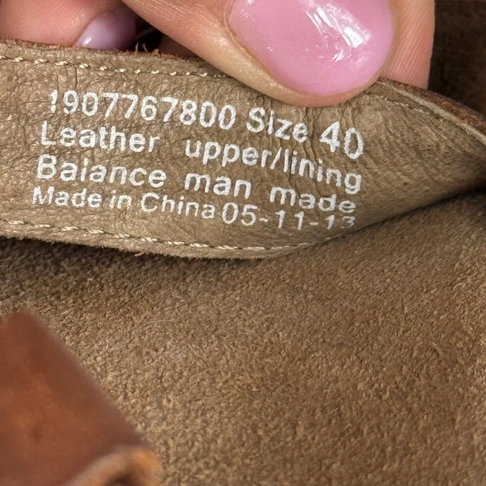 Dansko Women's Size 40(9.5-10) Brown Leather Wedge Sandals Strappy Studded Boho